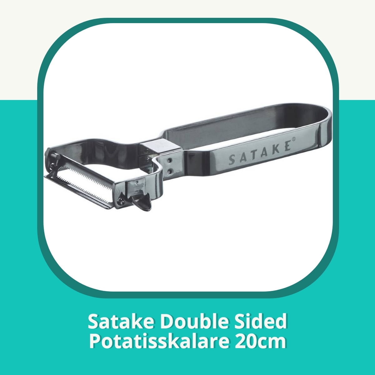 Recension af Satake Double Sided Potatisskalare 20cm