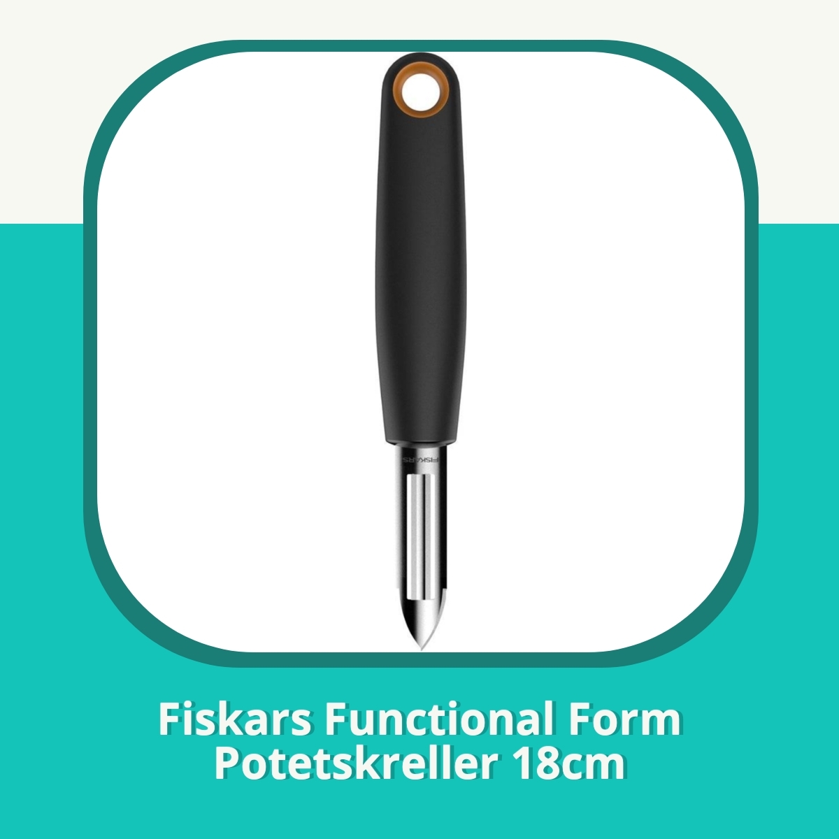 Anmeldelse af Fiskars Functional Form Potetskreller 18cm