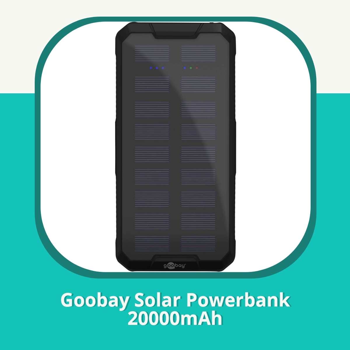 Anmeldelse af Goobay Solar Powerbank 20000mAh