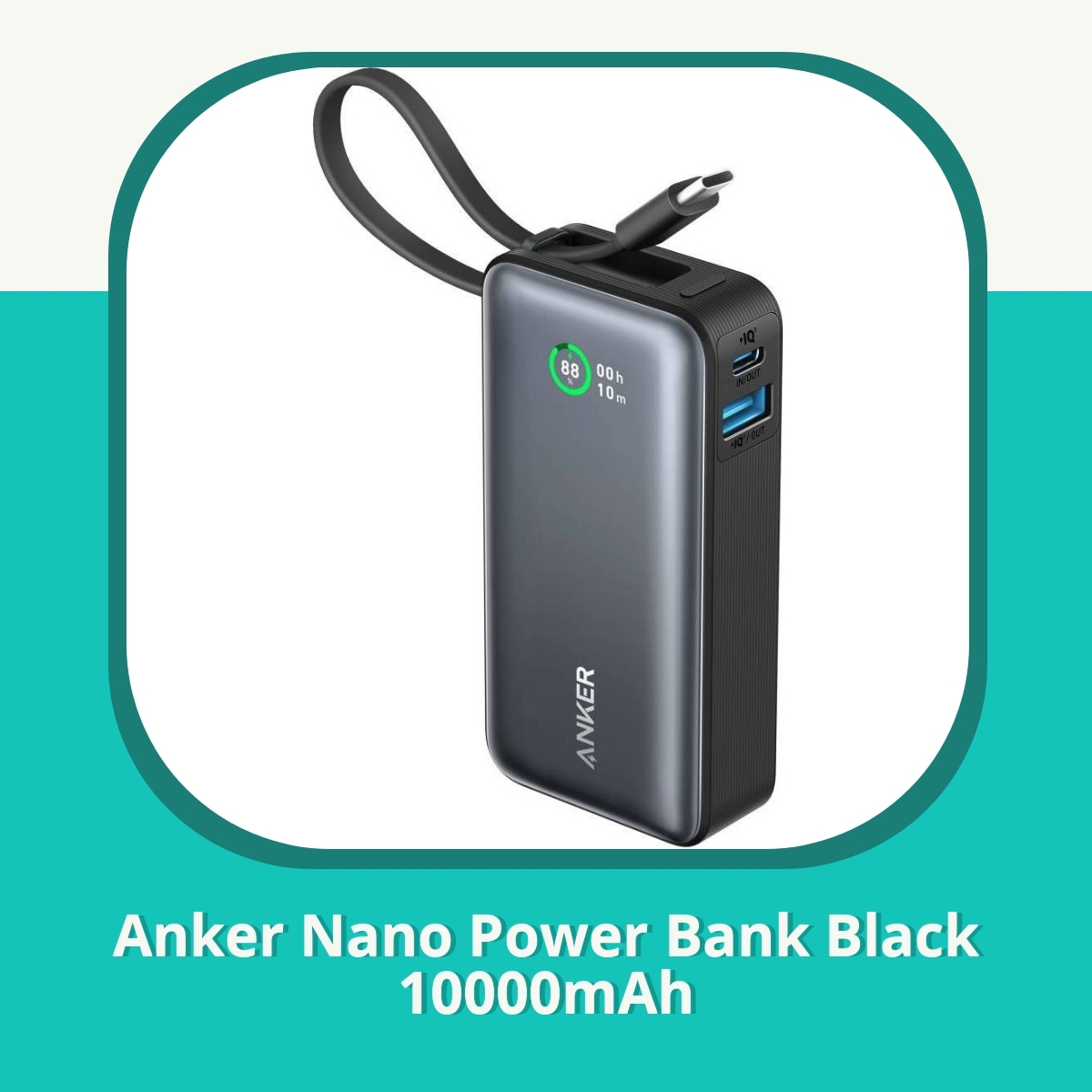 Anmeldelse af Anker Nano Power Bank Black 10000mAh