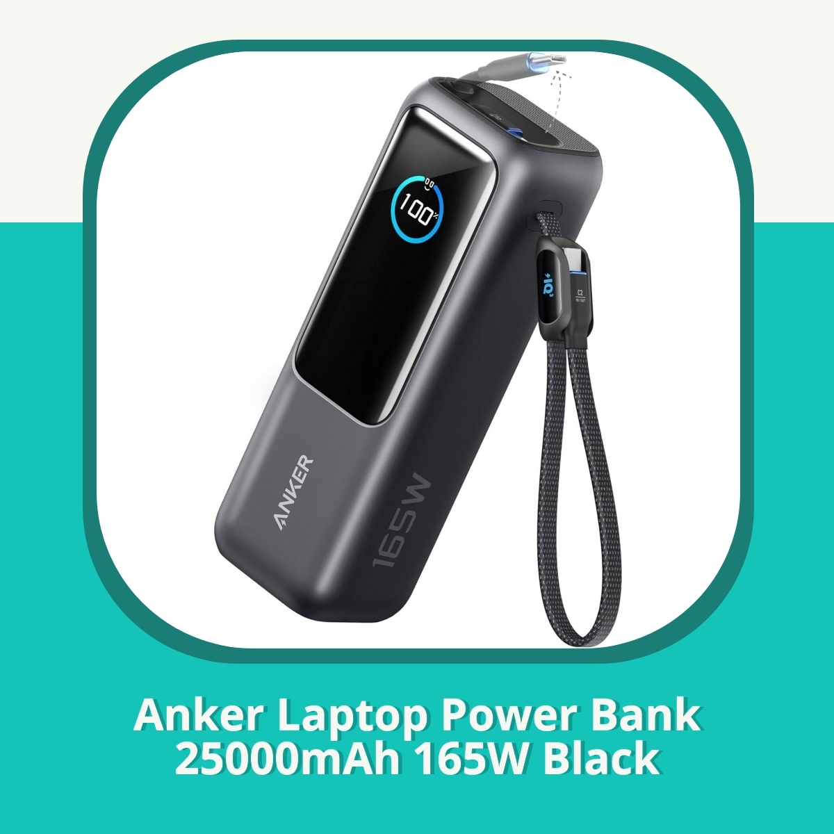Recension af Anker Laptop Power Bank 25000mAh 165W Black