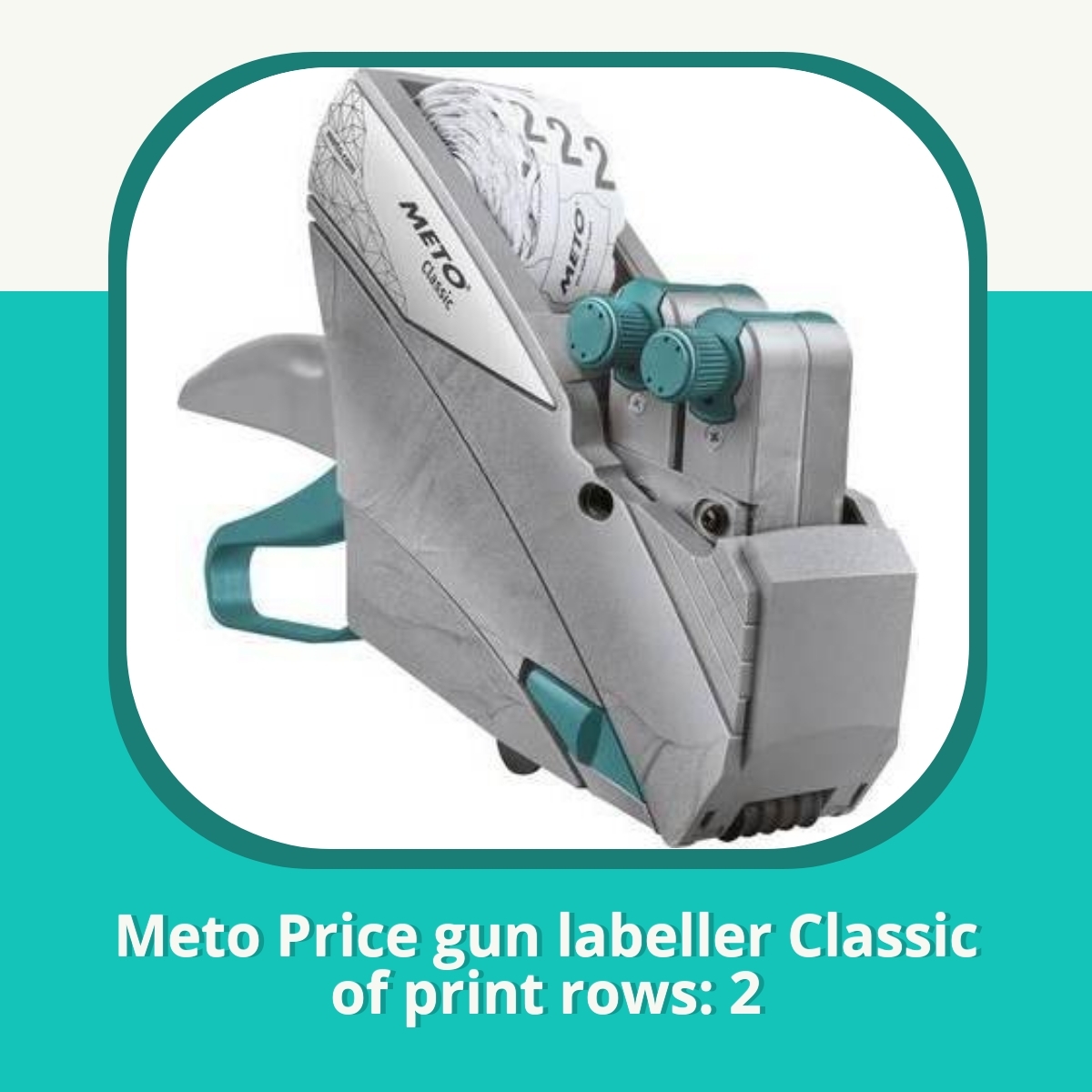 Anmeldelse af Meto Price gun labeller Classic of print rows: 2