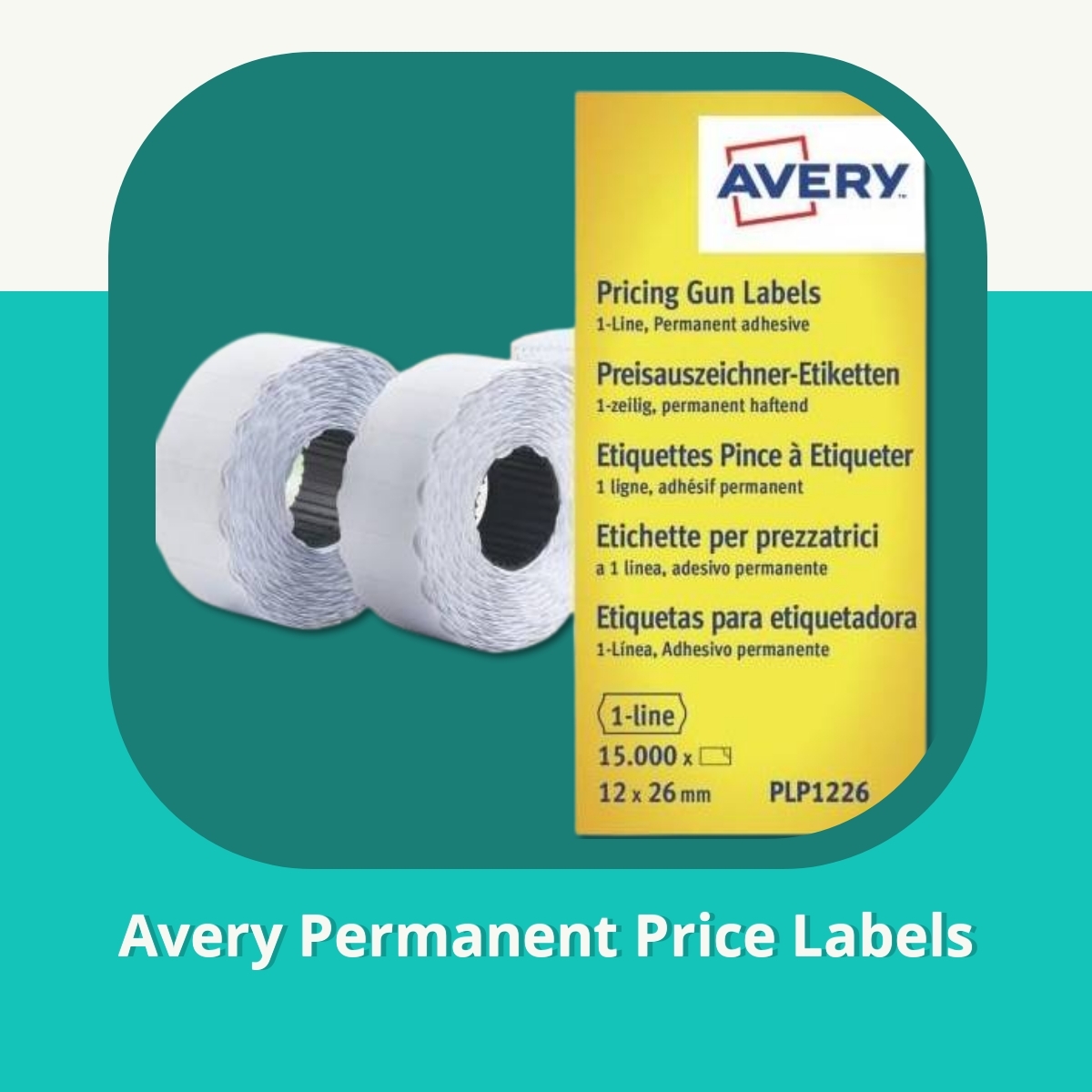 Anmeldelse af Avery Permanent Price Labels