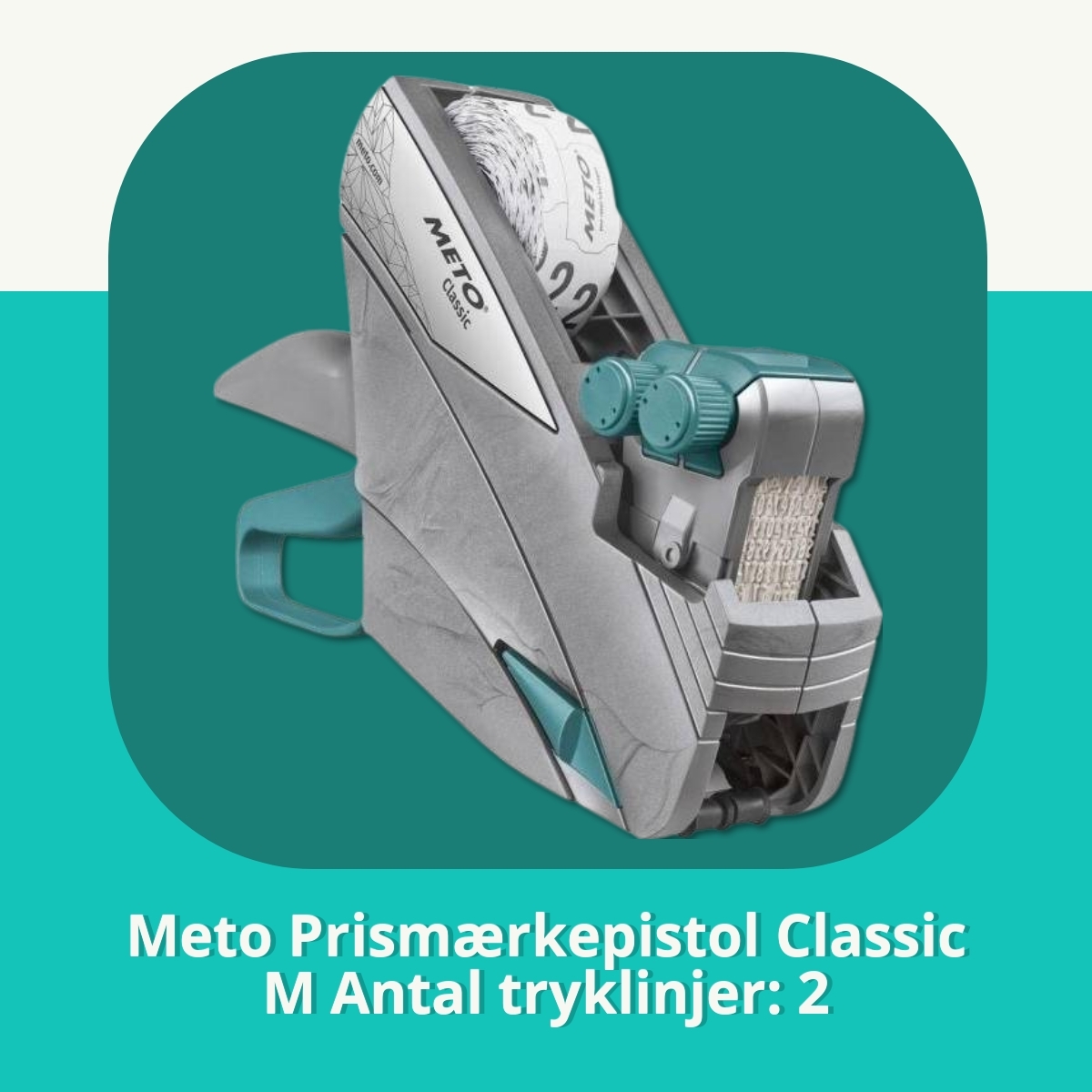Anmeldelse af Meto Prismærkepistol Classic M Antal tryklinjer: 2