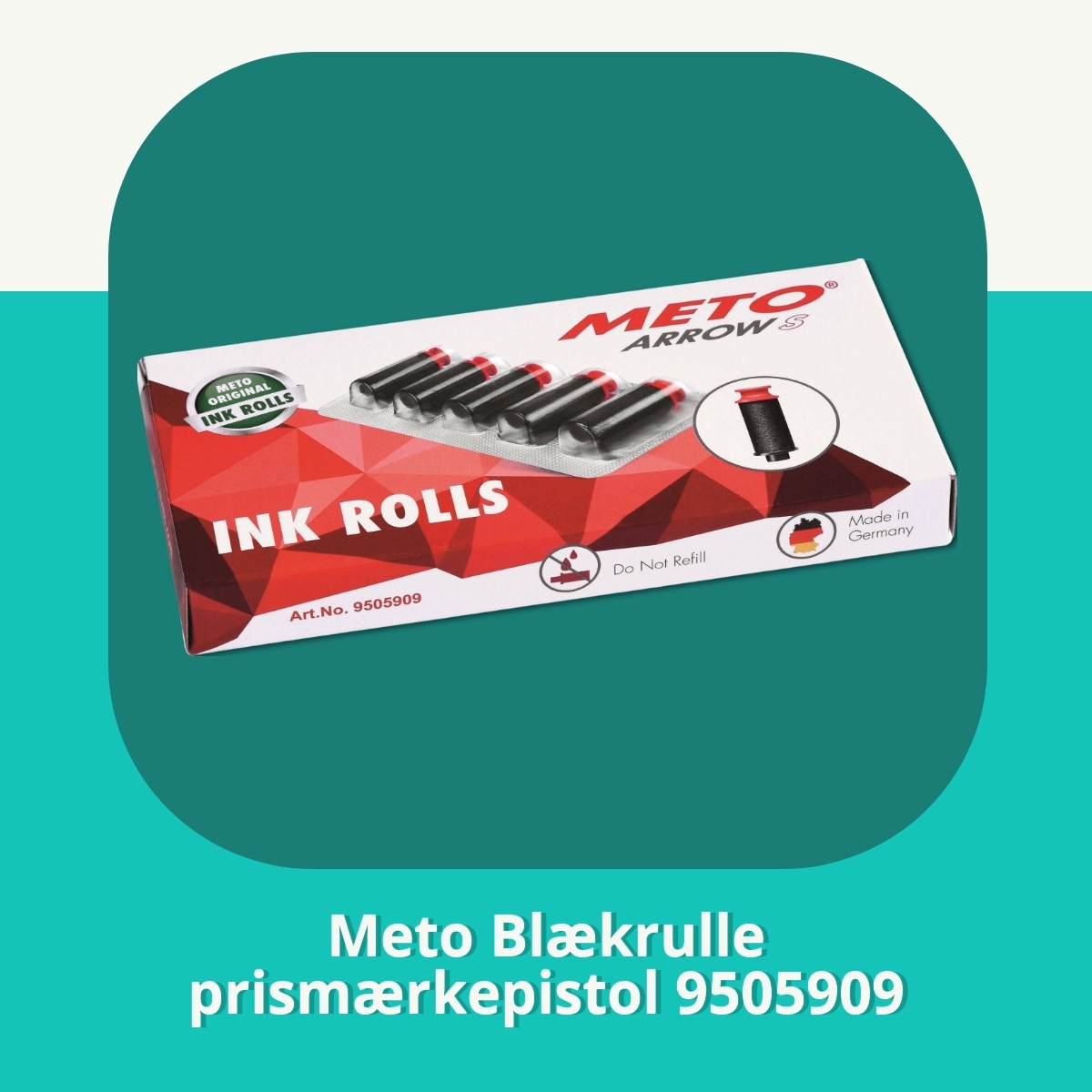 Anmeldelse af Meto Blækrulle prismærkepistol 9505909