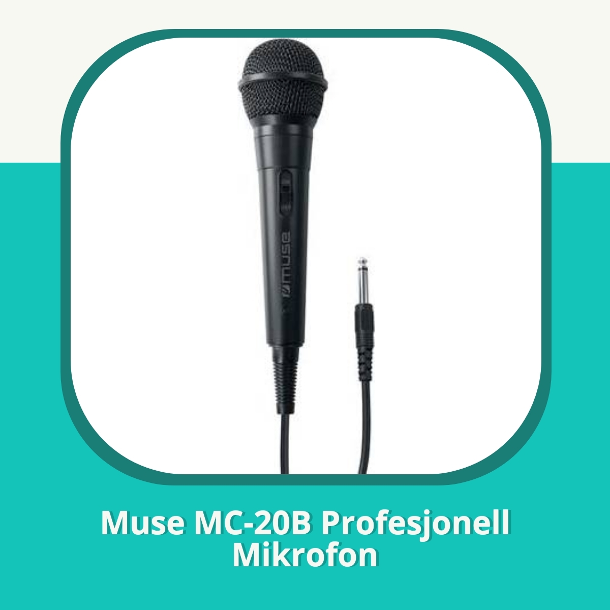 Anmeldelse af Muse MC-20B Profesjonell Mikrofon