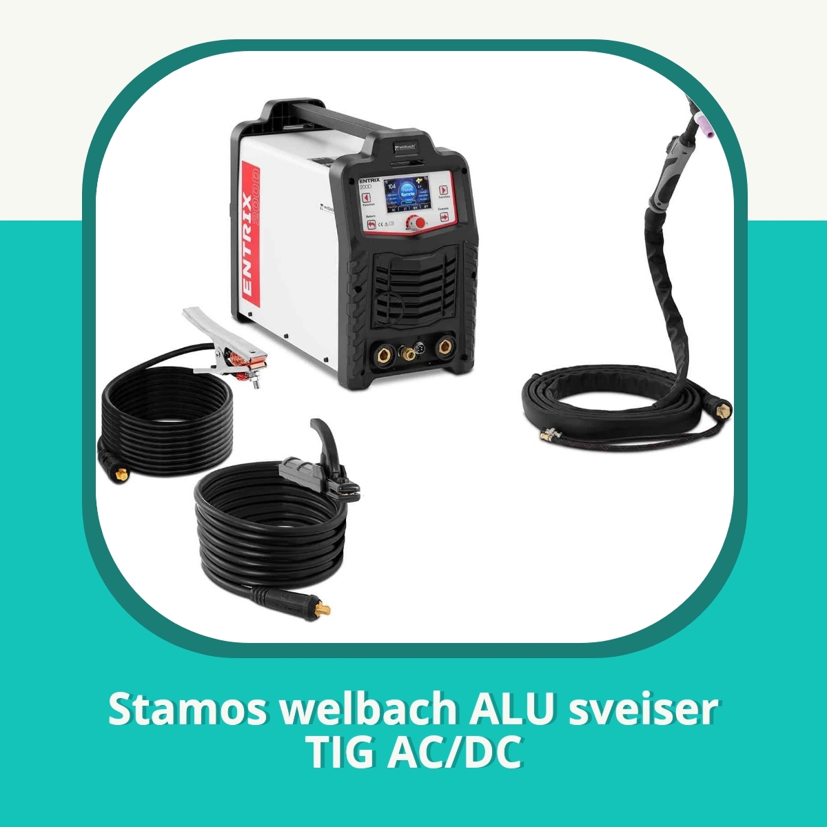 Anmeldelse af Stamos welbach ALU sveiser TIG AC/DC