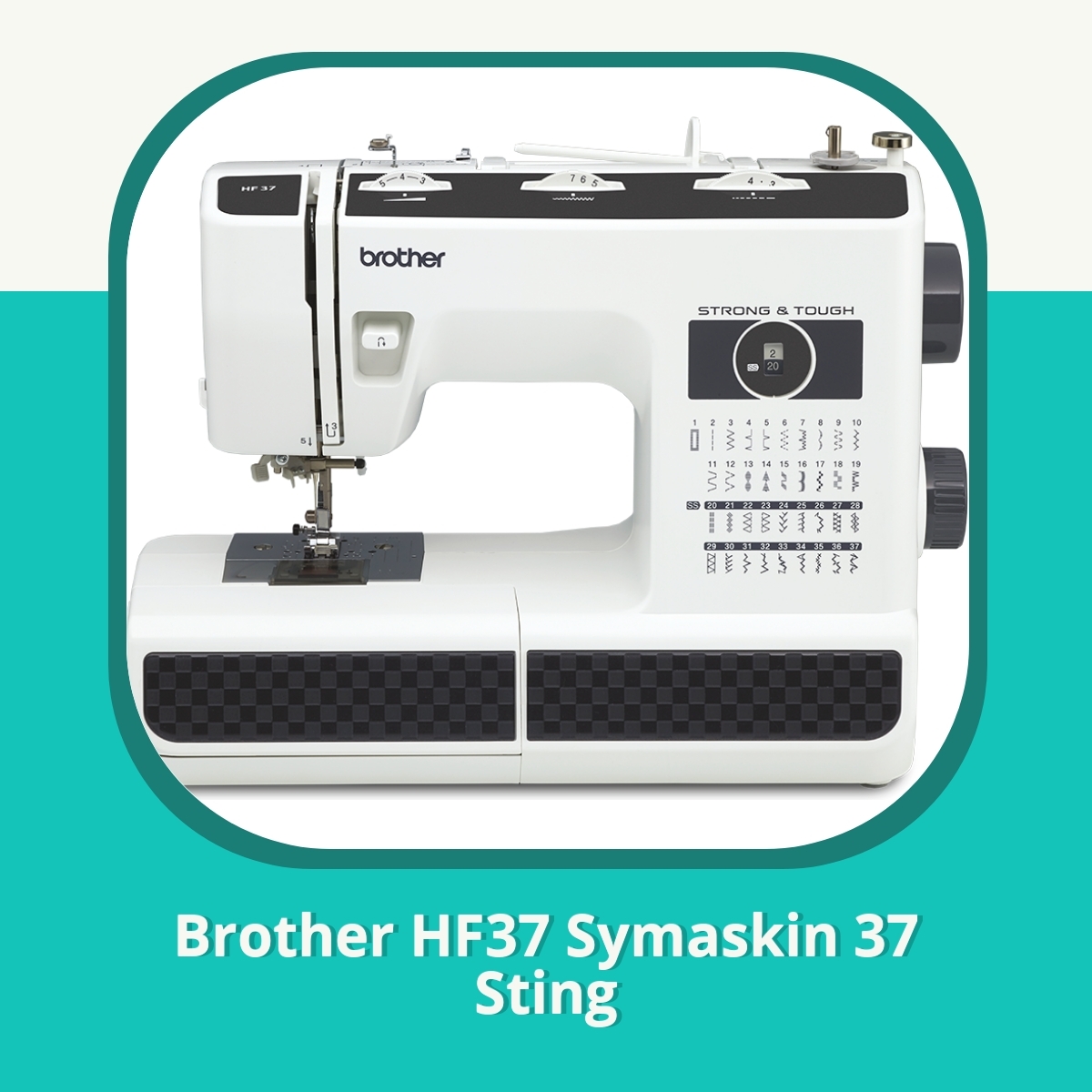 Anmeldelse af Brother HF37 Symaskin 37 Sting