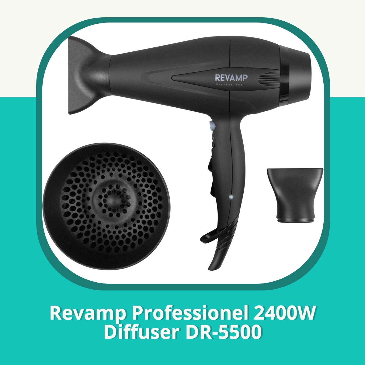 Anmeldelse af Revamp Professionel 2400W Diffuser DR-5500
