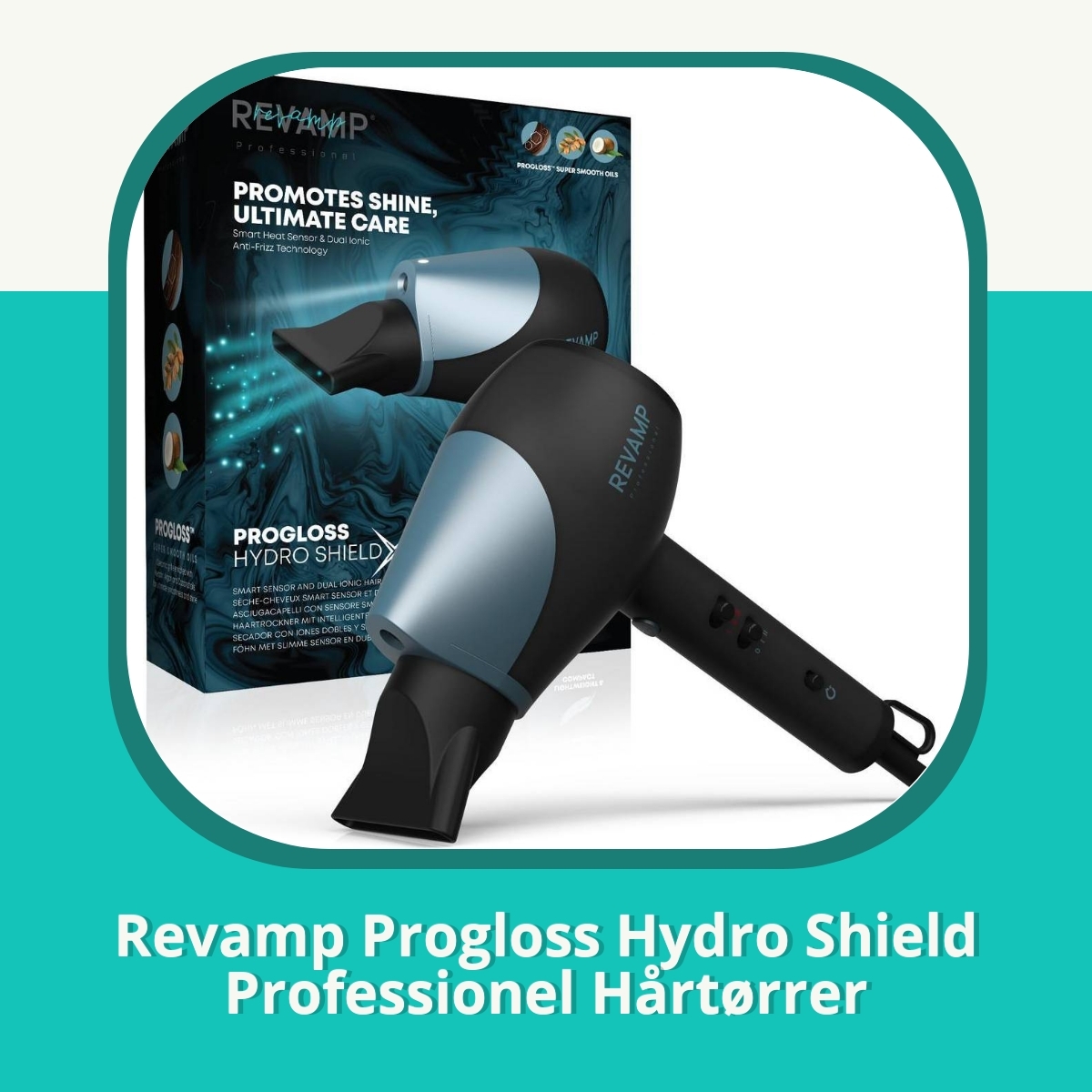Anmeldelse af Revamp Progloss Hydro Shield Professionel Hårtørrer