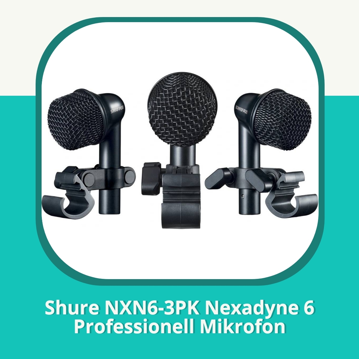 Recension Shure NXN6-3PK Nexadyne 6 Professionell Mikrofon
