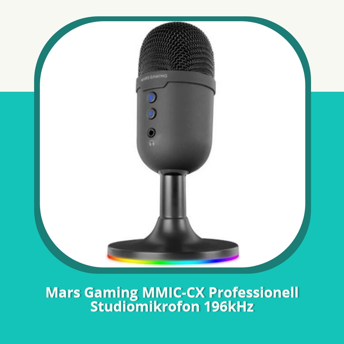 Recension af Mars Gaming MMIC-CX Professionell Studiomikrofon 196kHz