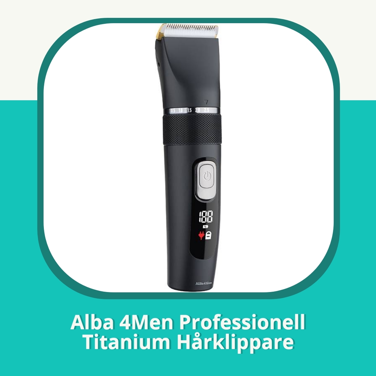 Recension af Alba 4Men Professionell Titanium Hårklippare