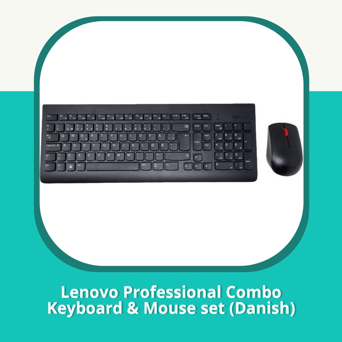 Anmeldelse af Lenovo Professional Combo Keyboard & Mouse set (Danish)