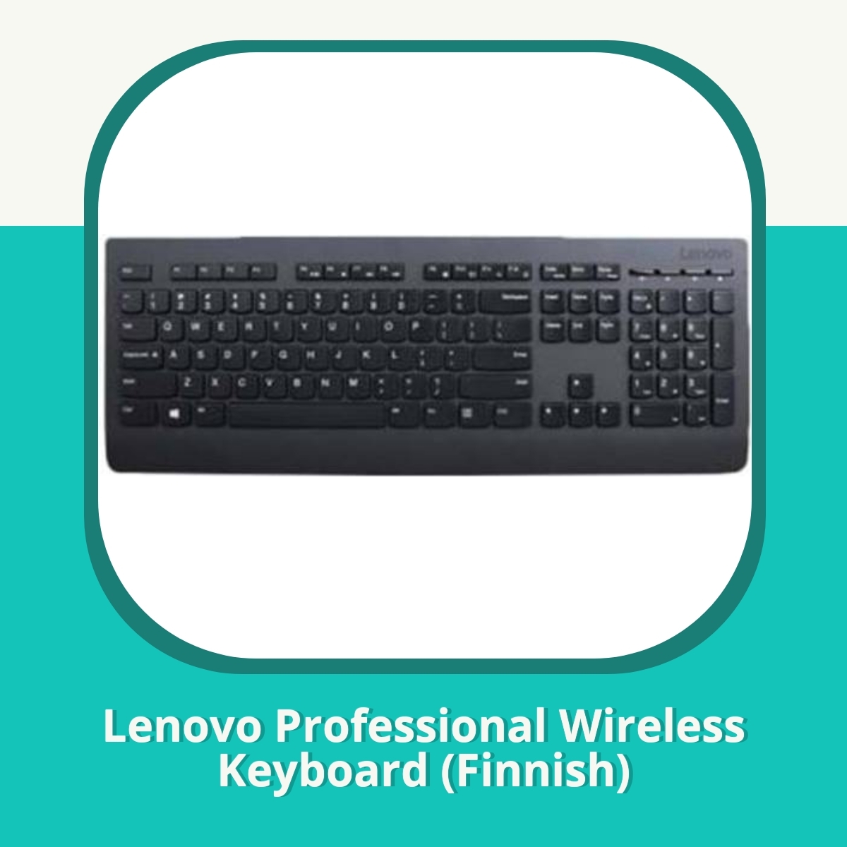 Anmeldelse af Lenovo Professional Wireless Keyboard (Finnish)