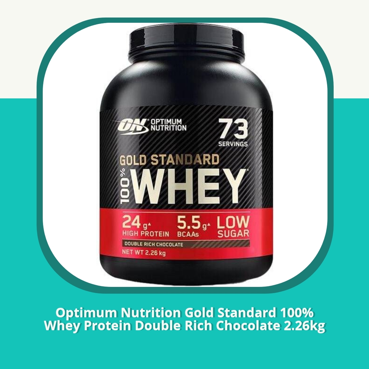 Anmeldelse af Optimum Nutrition Gold Standard 100% Whey Protein Double Rich Chocolate 2.26kg
