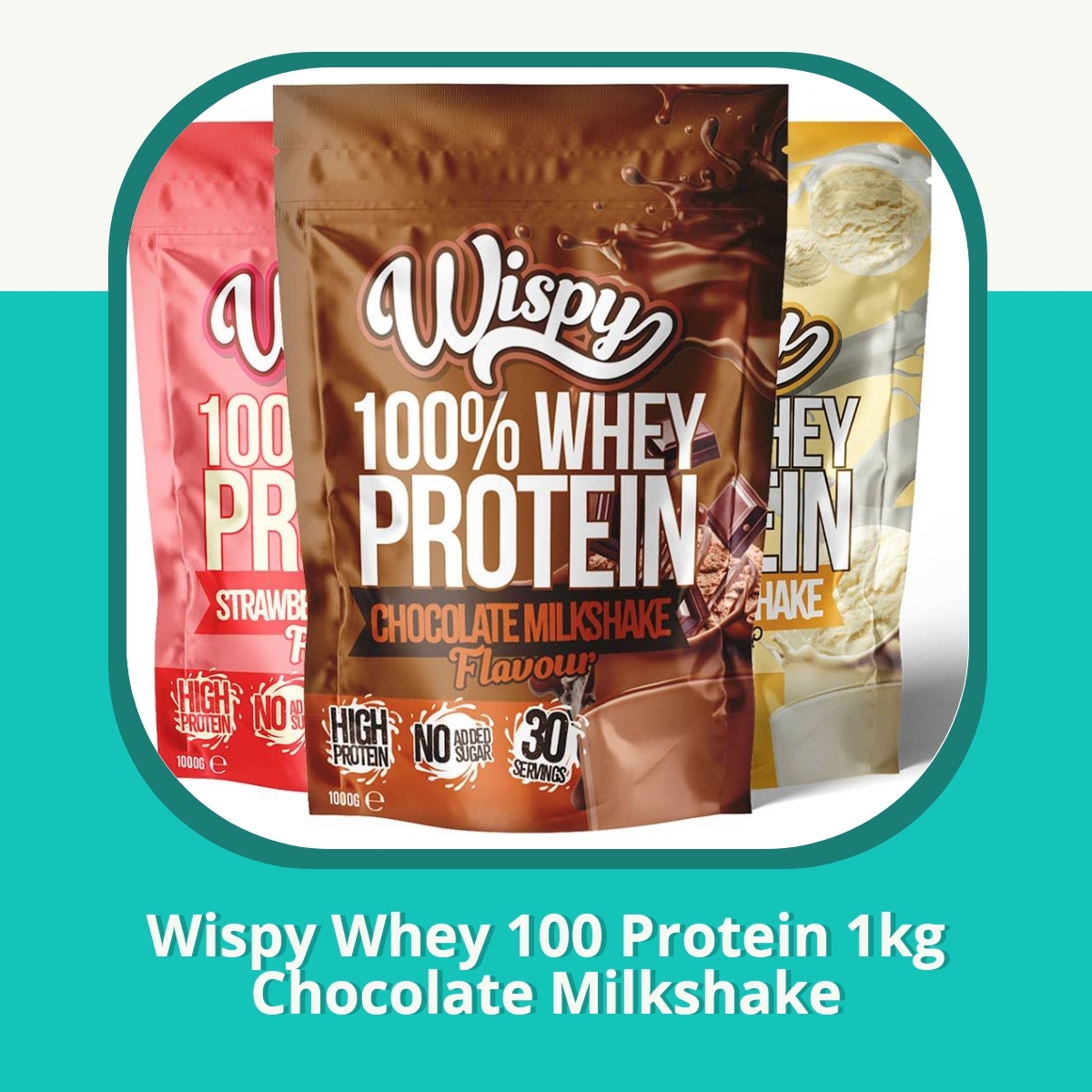 Anmeldelse af Wispy Whey 100 Protein 1kg Chocolate Milkshake