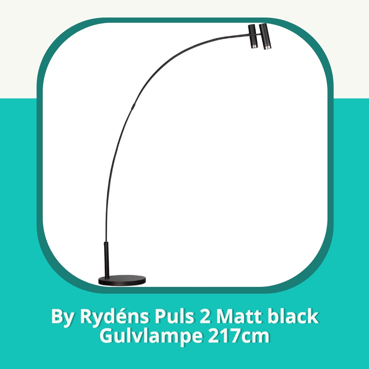 Anmeldelse af By Rydéns Puls 2 Matt black Gulvlampe 217cm