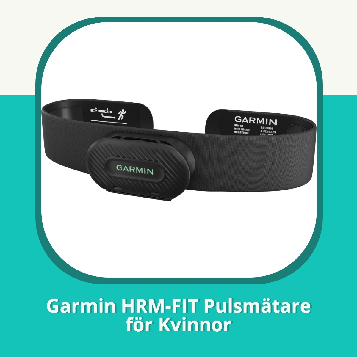 Recension af Garmin HRM-FIT Pulsmätare för Kvinnor