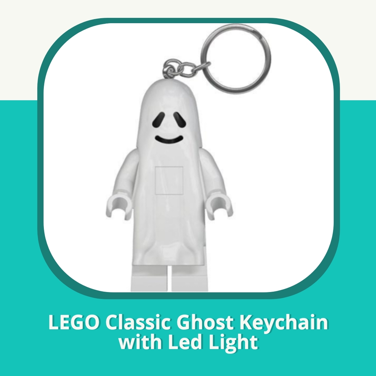 Anmeldelse af LEGO Classic Ghost Keychain with Led Light