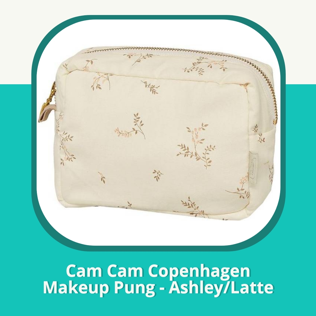 Recension af Cam Cam Copenhagen Makeup Pung - Ashley/Latte