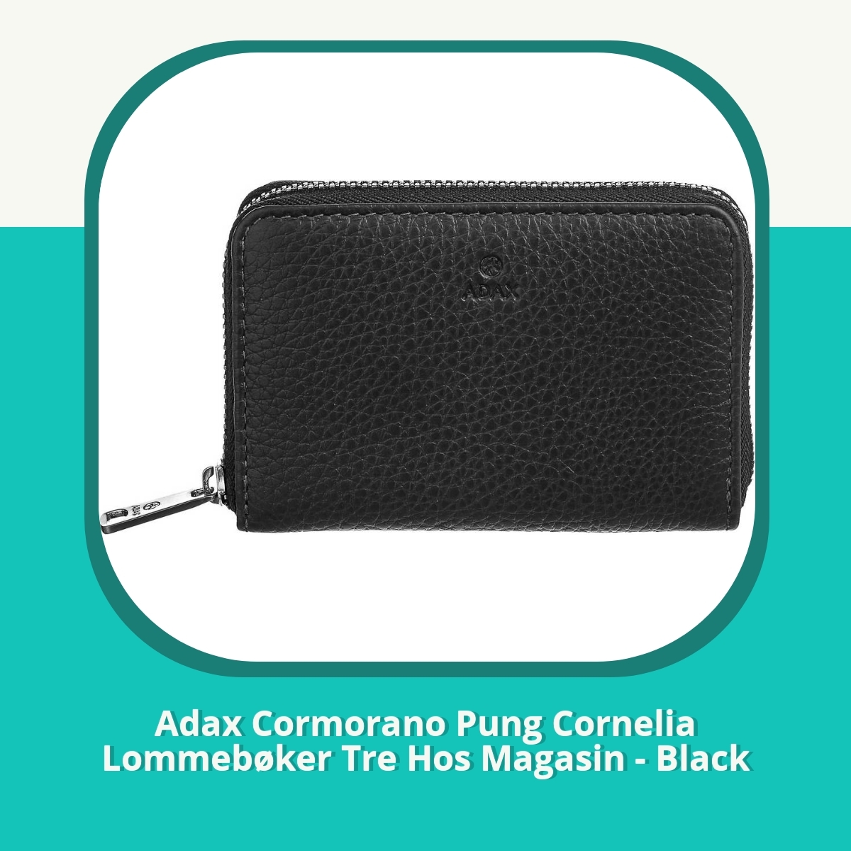 Anmeldelse af Adax Cormorano Pung Cornelia Lommebøker Tre Hos Magasin - Black