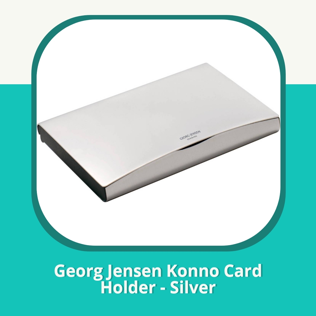 Anmeldelse af Georg Jensen Konno Card Holder - Silver