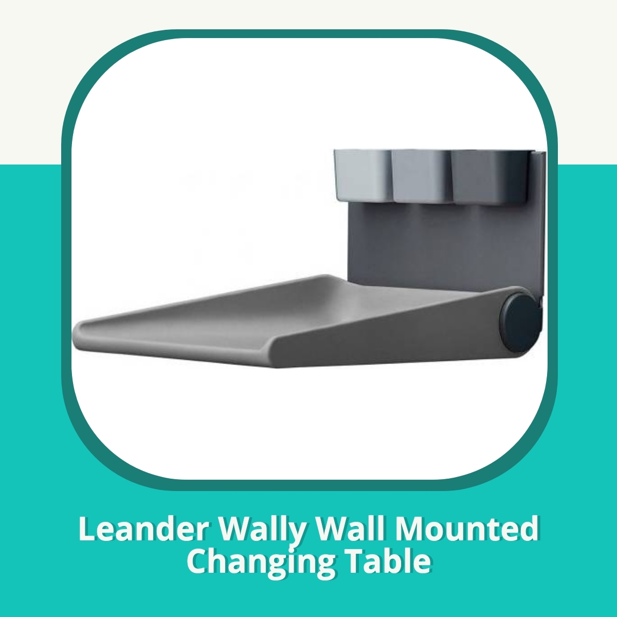 Anmeldelse af Leander Wally Wall Mounted Changing Table