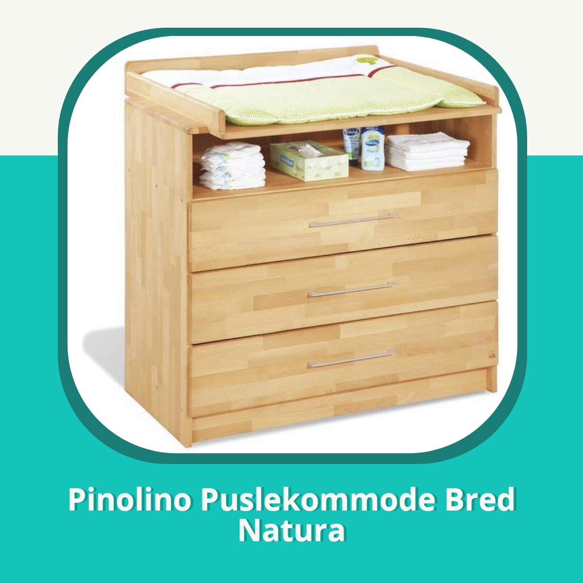 Anmeldelse af Pinolino Puslekommode Bred Natura