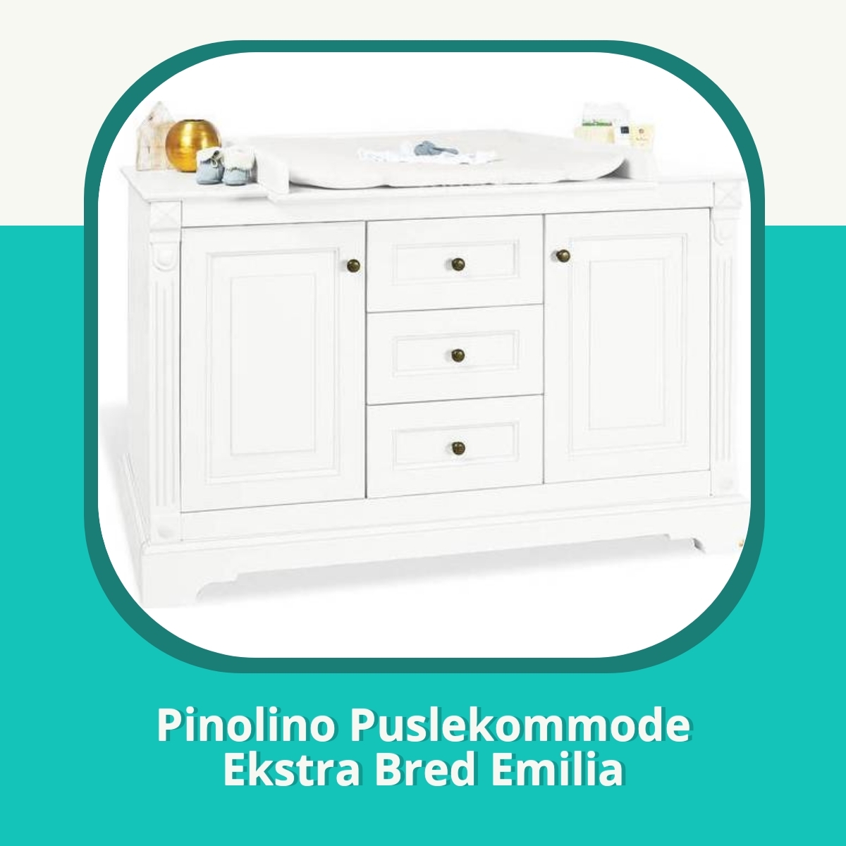 Anmeldelse af Pinolino Puslekommode Ekstra Bred Emilia