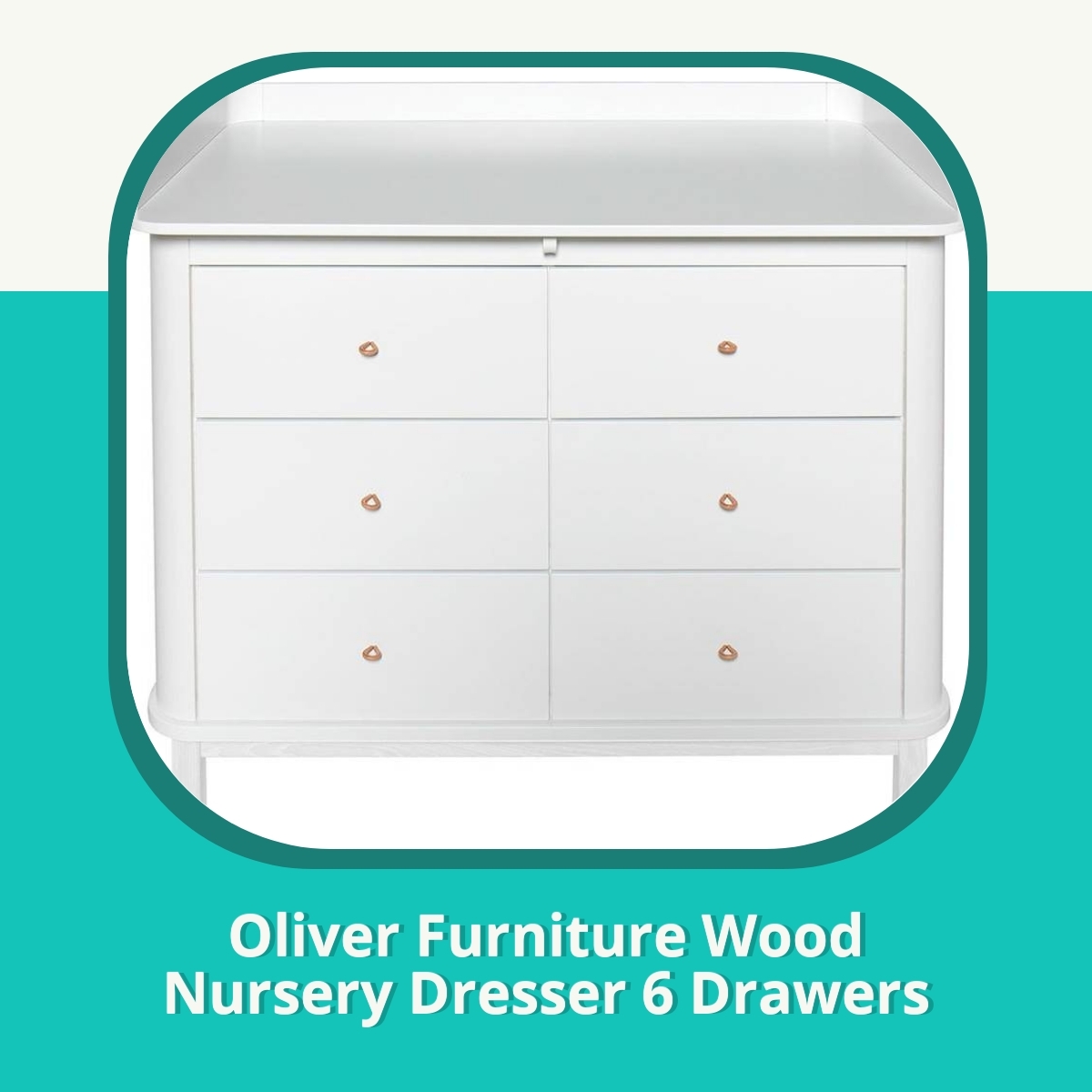 Anmeldelse af Oliver Furniture Wood Nursery Dresser 6 Drawers
