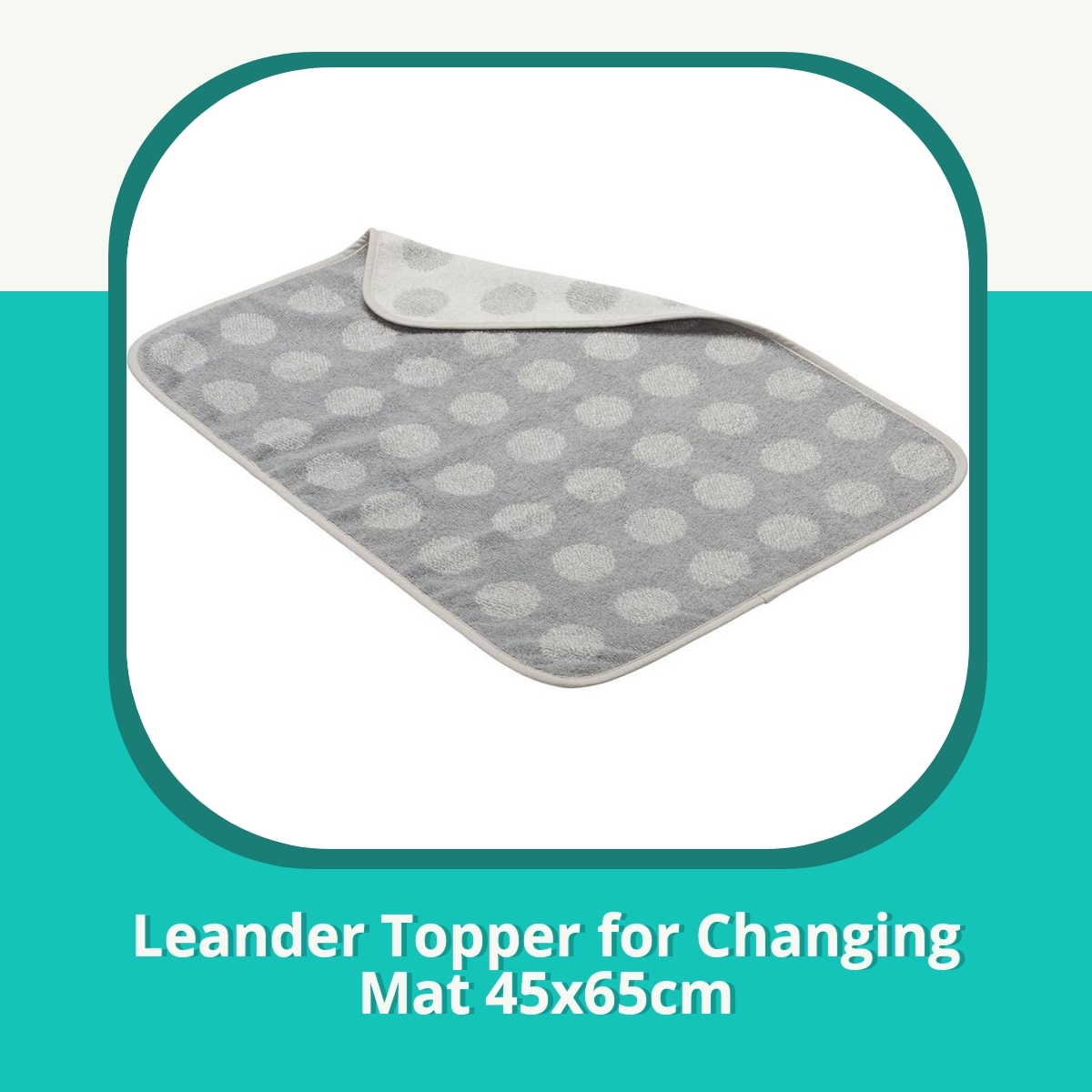 Anmeldelse af Leander Topper for Changing Mat 45x65cm