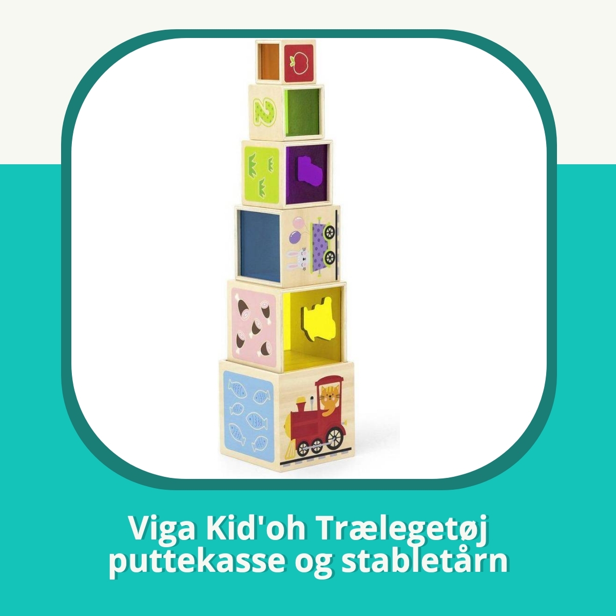 Recension af Viga Kid'oh Trælegetøj puttekasse og stabletårn