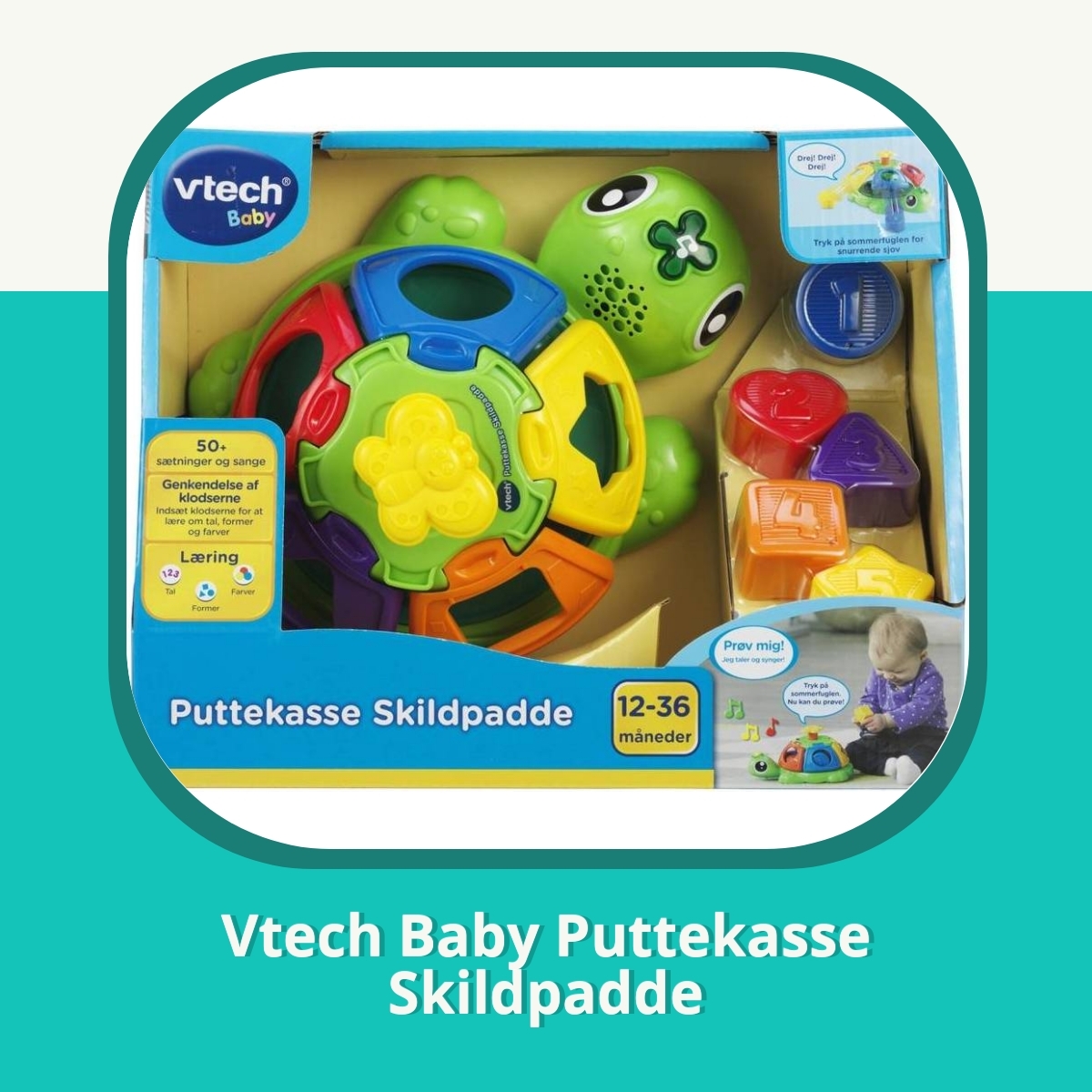 Anmeldelse af Vtech Baby Puttekasse Skildpadde