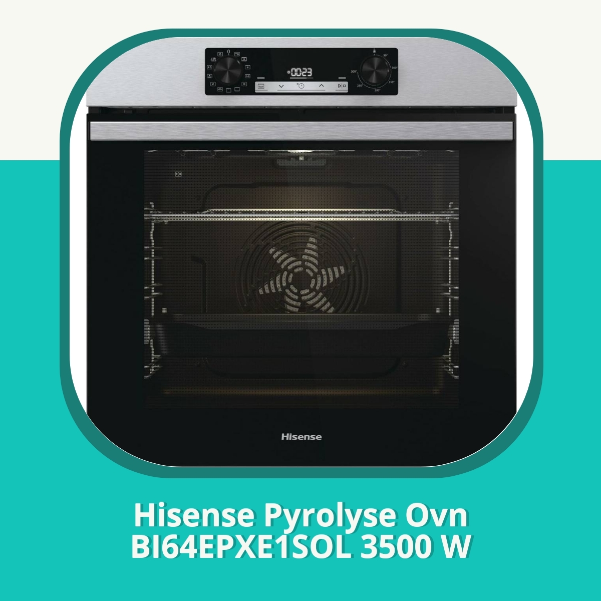 Anmeldelse af Hisense Pyrolyse Ovn BI64EPXE1SOL 3500 W
