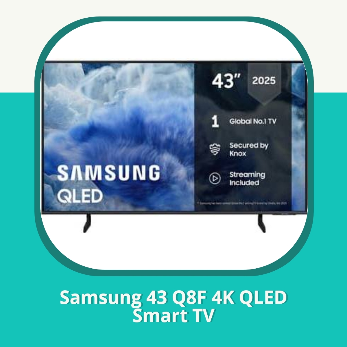 Recension af Samsung 43 Q8F 4K QLED Smart TV