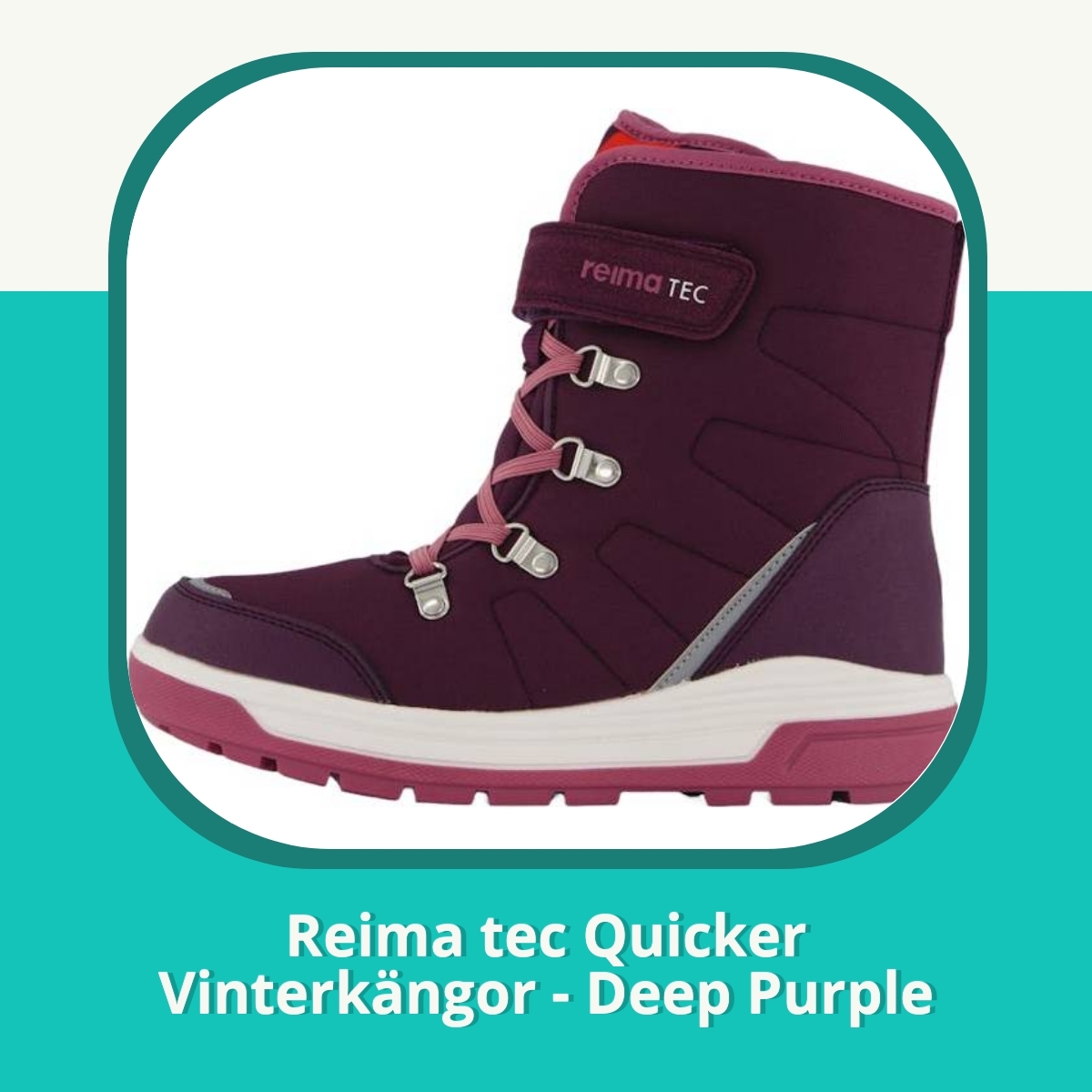 Recension Reima tec Quicker Vinterkängor - Deep Purple