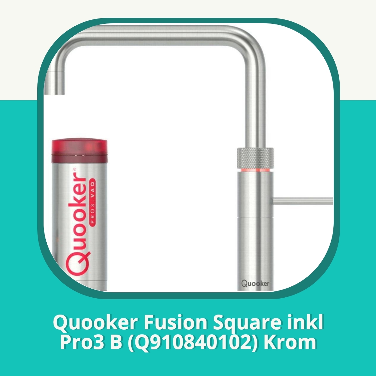 Anmeldelse af Quooker Fusion Square inkl Pro3 B (Q910840102) Krom