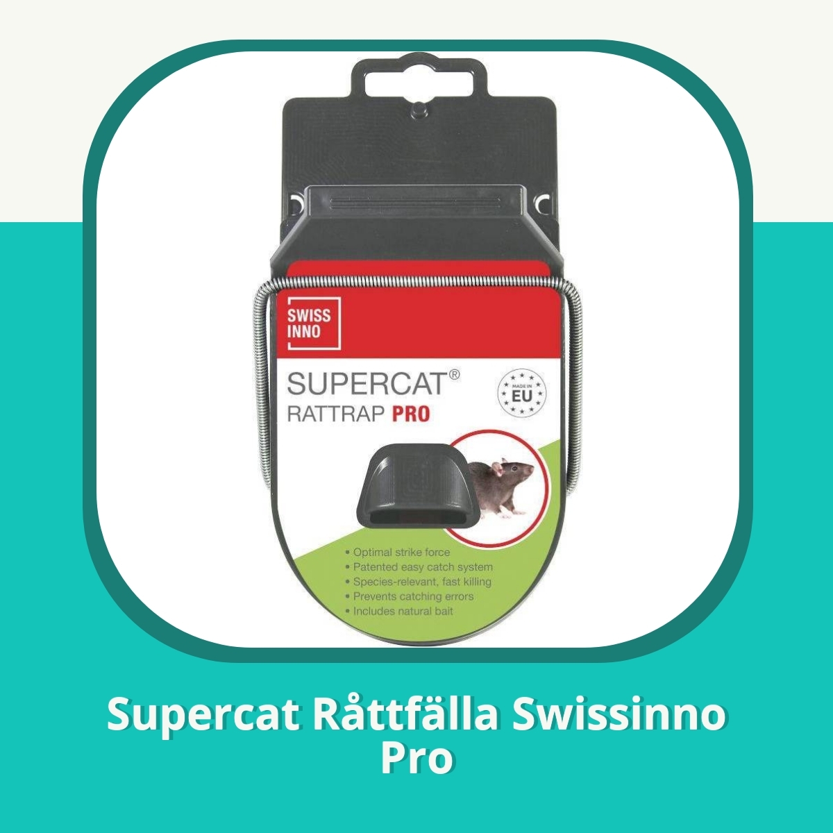 Recension Supercat Råttfälla Swissinno Pro