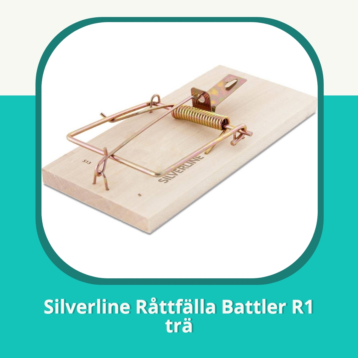 Recension af Silverline Råttfälla Battler R1 trä