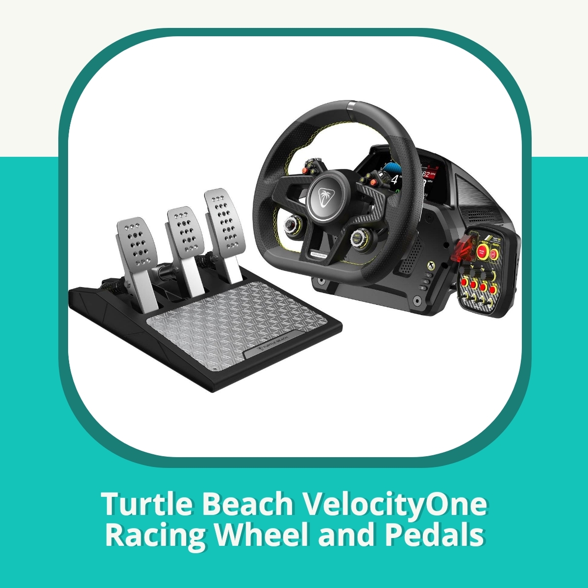 Anmeldelse af Turtle Beach VelocityOne Racing Wheel and Pedals