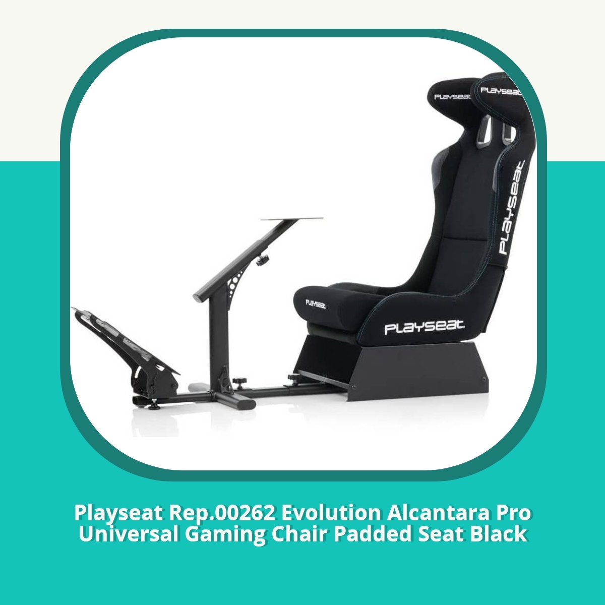 Recension af Playseat Rep.00262 Evolution Alcantara Pro Universal Gaming Chair Padded Seat Black