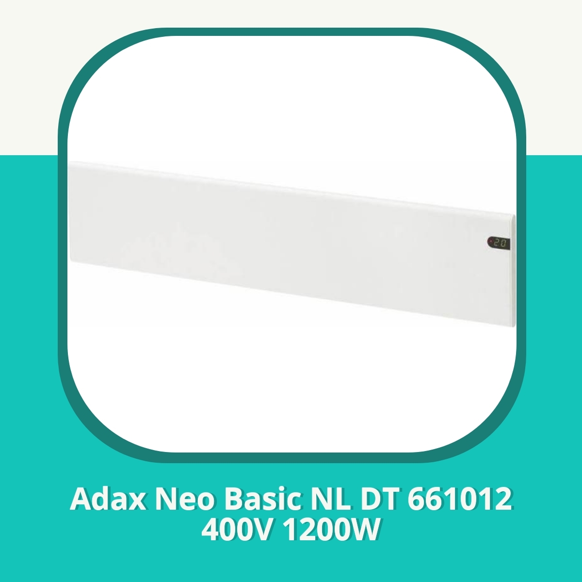 Anmeldelse af Adax Neo Basic NL DT 661012 400V 1200W
