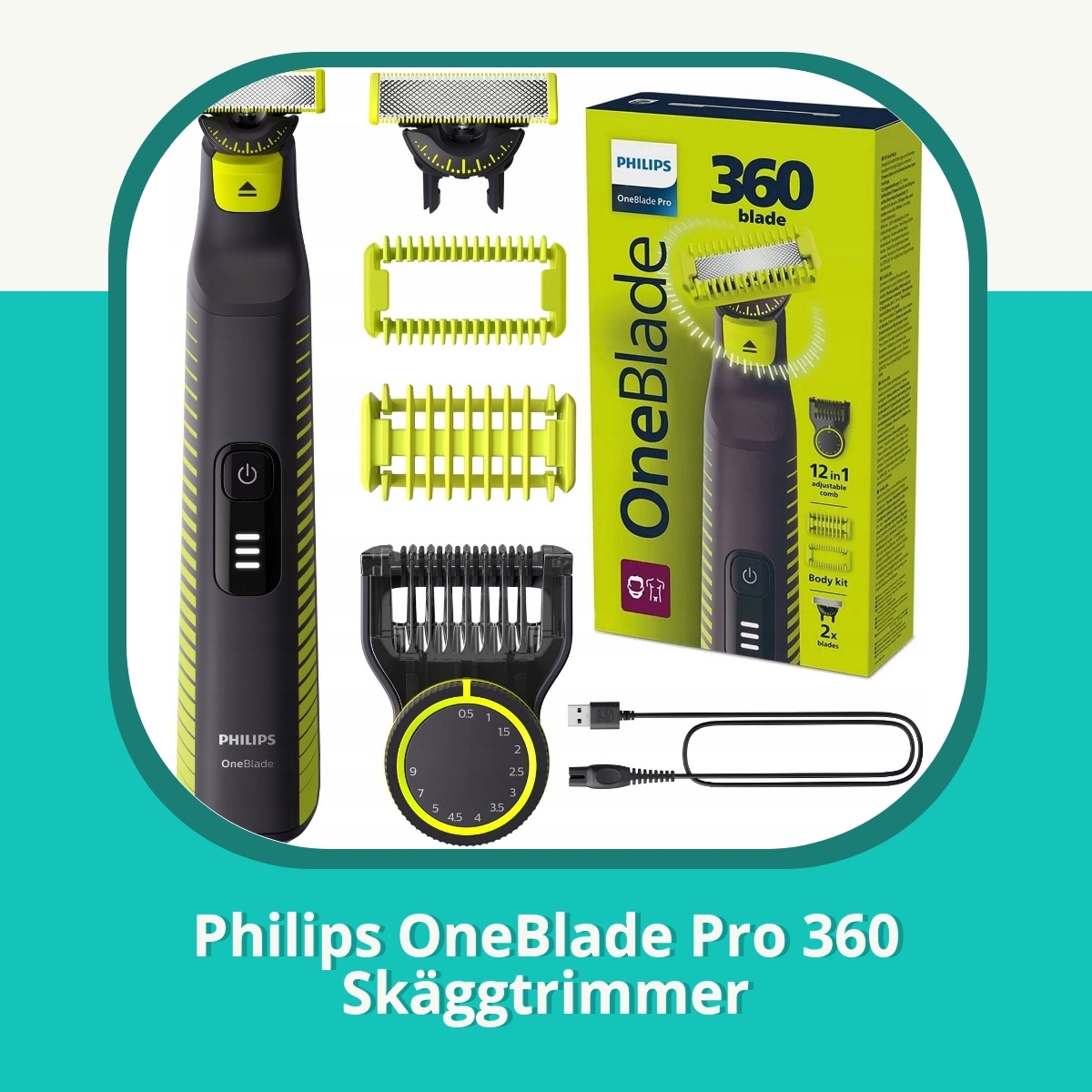Recension Philips OneBlade Pro 360 Skäggtrimmer