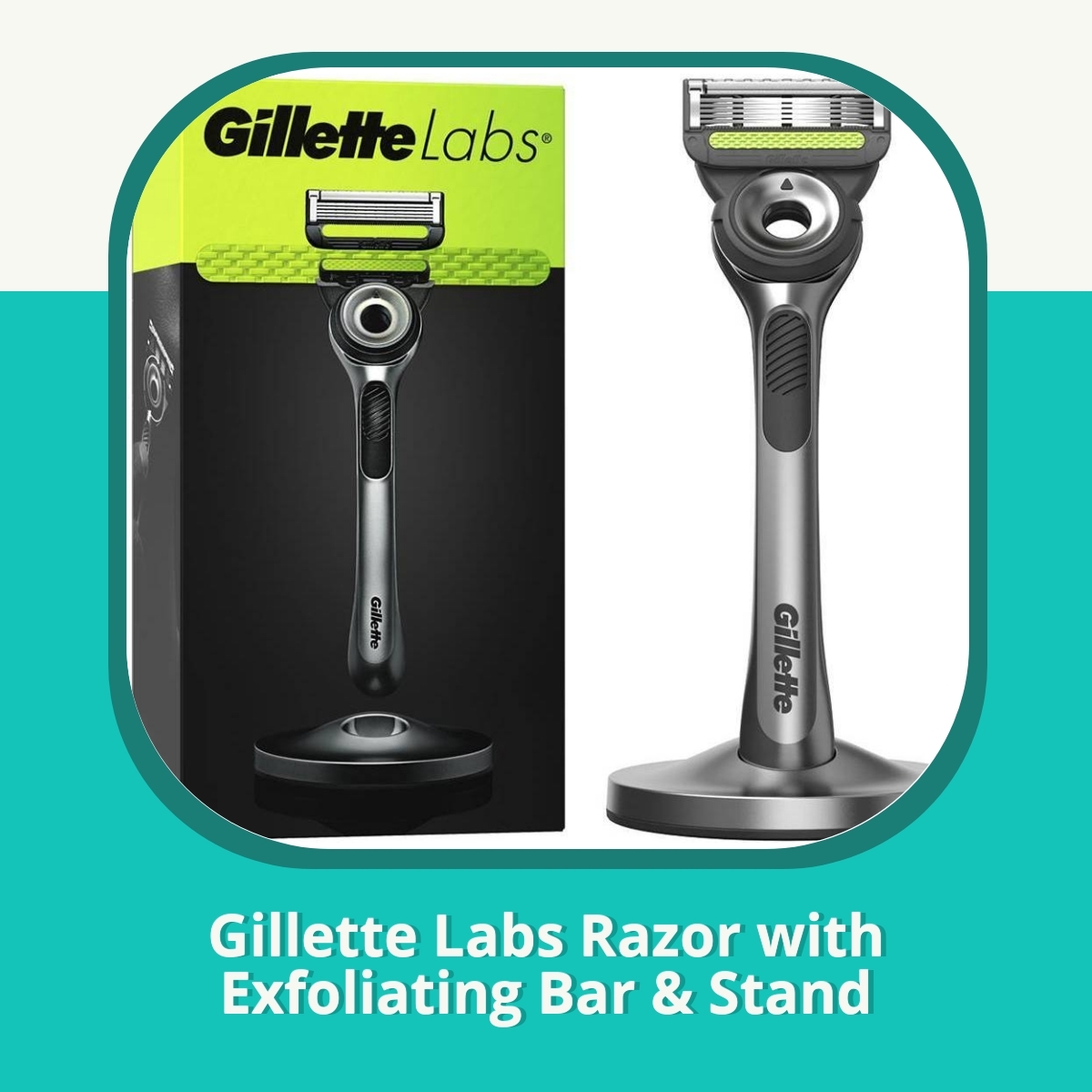 Recension af Gillette Labs Razor with Exfoliating Bar & Stand