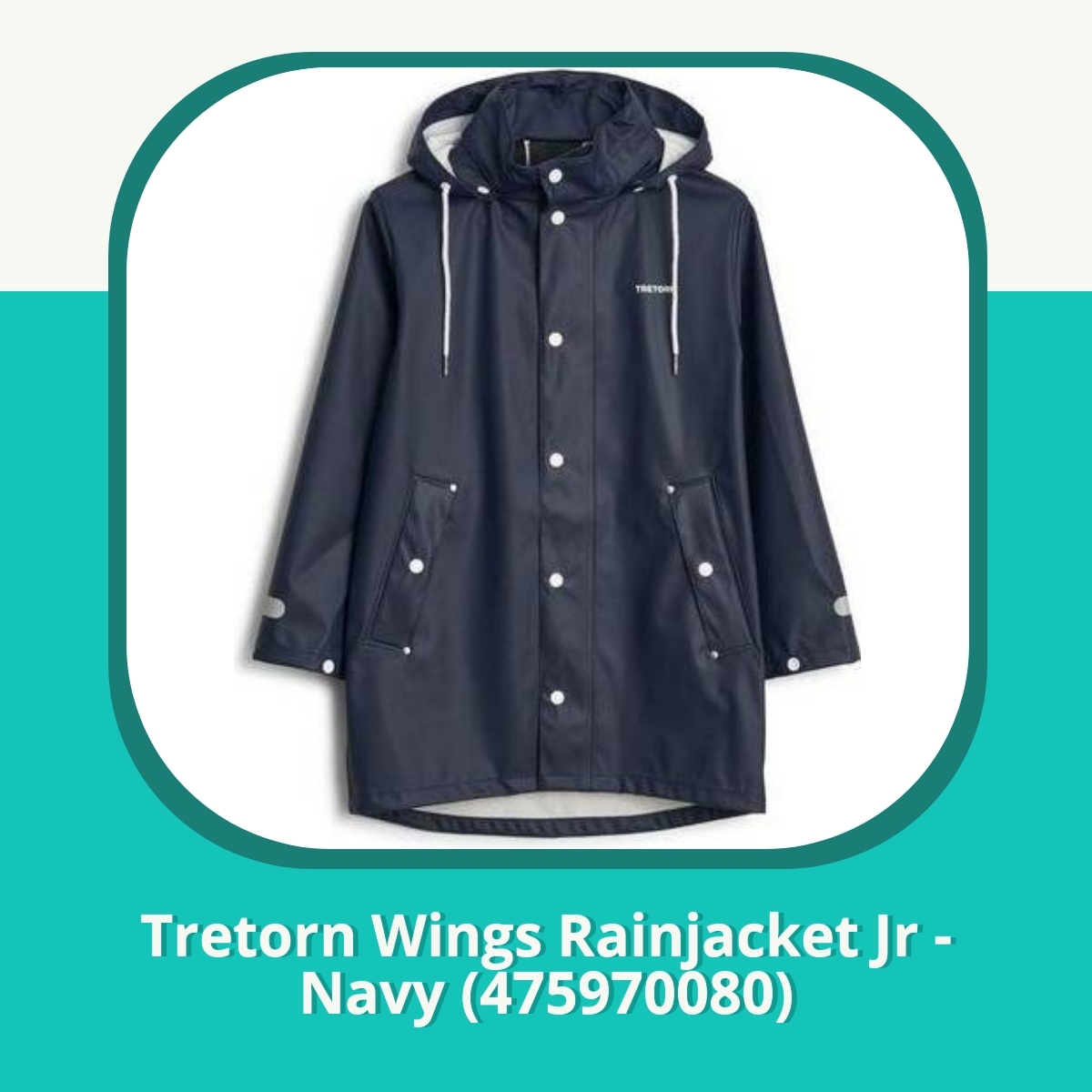 Recension af Tretorn Wings Rainjacket Jr - Navy (475970080)