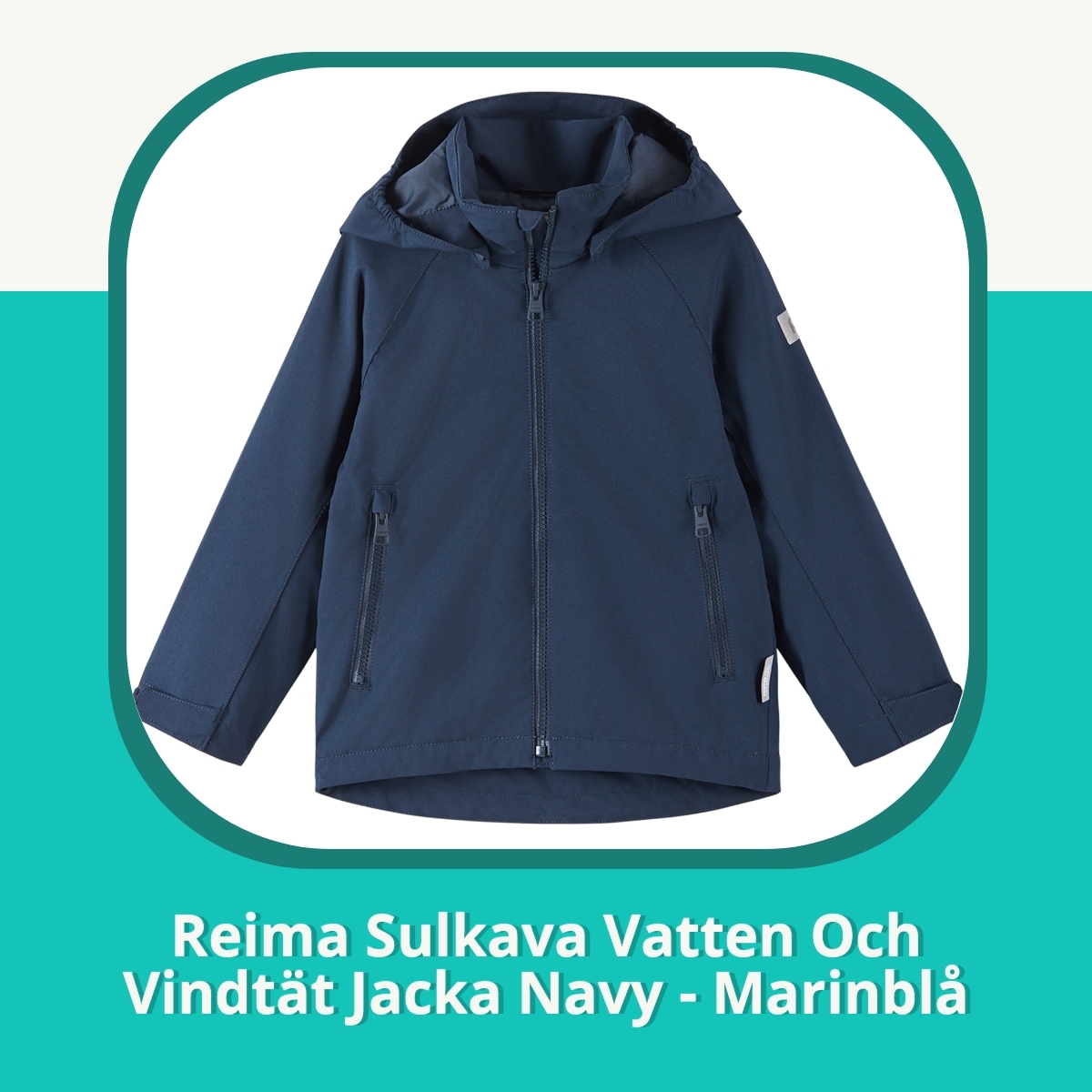 Recension af Reima Sulkava Vatten Och Vindtät Jacka Navy - Marinblå