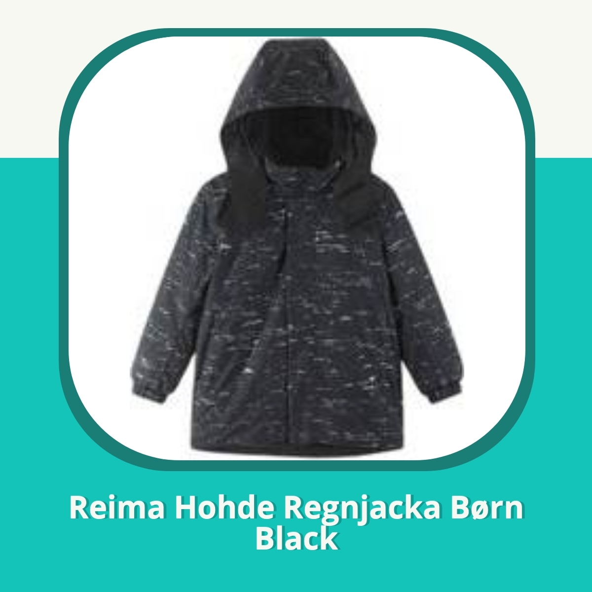 Recension af Reima Hohde Regnjacka Børn Black
