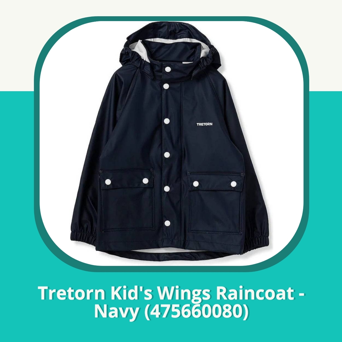Recension af Tretorn Kid's Wings Raincoat - Navy (475660080)