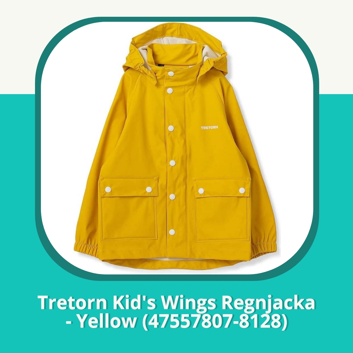 Recension af Tretorn Kid's Wings Regnjacka - Yellow (47557807-8128)
